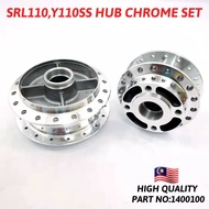 SRL110 Y110SS YAMAHA HUB CHROME SET