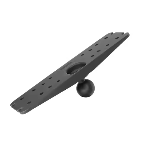 1.5'' Ball With 11''X3'' Electronic Fish Mounting Plate For Lowrance, Humminbird,Garmin Fish Finder
