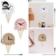 [ Clock Nordic Decoration Basswood Bedroom Clock for