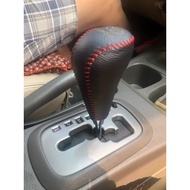 [Genuine Cow Leather] Gear Lever and Brake Handle Cover for TOYOTA INNOVA, FORTUNER, RAV4 AUTOMATIC 