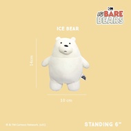 We Bare Bears 6" Standing Plush/Ice Bear Teddy
