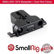 Smallrig Low Profile Base Plate + Rod Rail Clamp Fs7 A7 C100 C300 1674 Small Rig