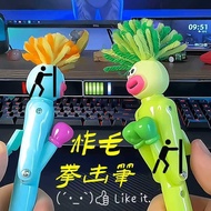 Fried Man Boxing Pen Creative Cartoon Durable Gel Pen Funny Funny Ballpoint Pen High-value Cute Deco