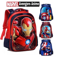 FDG_ 9.9 - BOYS' KINDERGARTEN-ELEMENTARY SCHOOL SCHOOL BAG MARVEL AVENGERS SUPERHERO BACKPACK FIT LK