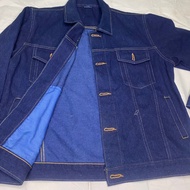 LIFISTORE ~ 13oz non-SELV INDIGO X INDIGO DENIM TRUCKER JACKET