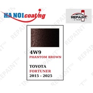 Scratch Removal Spray Paint for TOYOTA FORTUNER DARK BROWN color code 4W9 - PHANTOM BROWN genuine RE