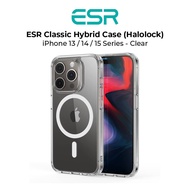ESR เคสไฮบริดแมกเซฟแบบคลาสสิกเคสโทรศัพท์ (HaloLock) เคสสามารถใส่ได้กับ iPhone 15ชิ้น/iPhone 15 Plus/เคส iPhone 15 Pro/iPhone 15 Pro Max เคส/iPhone 14/เคส iPhone 13