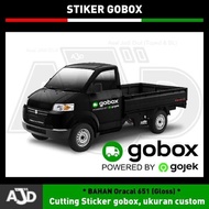 Stiker GOBOX GO BOX model 2019 untuk pickup / truk / mobil box dll