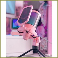 ☸ ♒ ◰ FIFINE A6V Ampligame A6V RGB USB Microphone Gaming Microphone and Streaming Microphone