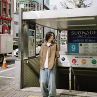 一條神褲 日系復古水洗直筒牛仔褲