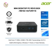 Acer Revo Box RB102-13U7UW11S Mini Desktop PC (i7-1355U, 32GB, 1TB, Intel, W11H)