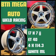 WELD RACING 17X7JJ ET40 4X100/114.3