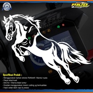 Jumping Horse Styling Cutting Stickers Jumping Horse Car Stickers