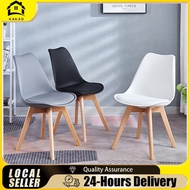 【KAKAO】EAMES CHAIR WITH PU SEAT/dining chair/kerusi makan/cafeteria chair/designer chair/FURNITURE
