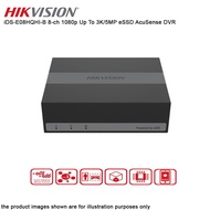 HIKVISION iDS-E08HQHI-B 8 channel 1080p 1U H.265 3K 5MP eSSD AcuSense HDMI VGA CCTV DVR 1TB 2 WEEKS