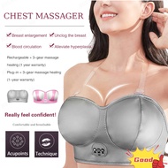 【HOT】Breast Enlargement/Unclog/Blood Circulation/Alleviate Hyperplasia Chest Massager Hot Compress 3D Shaping Lift Firm Breast Health SPA Bra