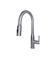 【MULTI百工居室】MIT製造MTK29STBN伸縮檯面鵝頸龍頭_不鏽鋼拉絲