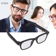 Aiyasg AI Smart Glasses with Camera 8MP HD 1080P Video Recording Bluetooth Assistant Music Calling