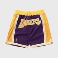 【Just Don x Mitchell & Ness】Lakers 湖人 復古電繡球褲 客場紫 m&n