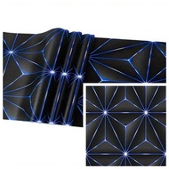 1 Roll Of Blue And White Striped Game Room Wallpaper 17.7inX39.3/118.1/196.8/393in Peel Off Vinyl Co