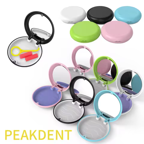 Denture Storage Box Orthodontic Aligner Retainer Braces Storage Box Braces Aligner Case Oral Care To