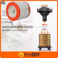 Vacuum Filter Replacement HEPA Filter Compatible for YLW-6263A-12LM Vacuum Air Dust Filter