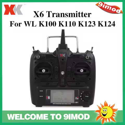 XK X6 Transmitter for XK K100 K110 K123 K124 RC Helicopter Spare Accessories Remote Controller