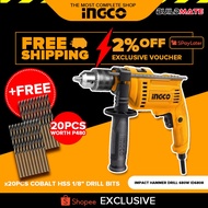 【on hand】ingco impact wrench INGCO Impact Drill Hammer Variable Speed Reverse 680W SUPER SELECT I