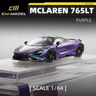 CmModel 1/64 McLaren 765LT Chameleon Diecast car Car Model Simulation Alloy Diecast Car Children and