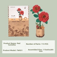 rolife | Wooden Assembly Flower Bouquet 1pcs