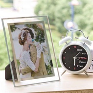 A4 Transparent Crystal Glass Stand Wall Hanging Photo B4 Certificate Display Frame A5 A3 B5 Wall Art