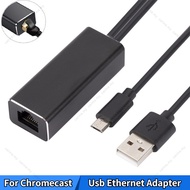 Ethernet LAN USB Adapter Network Card To RJ45 For USB Fire TV Stick Google For Chromecast With USB 2