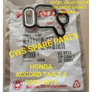 ORIGINAL SPOOL VALVE FILTER/SOLENOID GASKET HONDA PROTON ACCORD PERDANA TAO 2.4 (15815-R40-A01