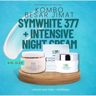 KOMBO JIMAT : RISSASKIN SYMWHITE377 & NIGHT CREAM (SYMWHITE377 & KRIM MALAM) SAIZ BESAR
