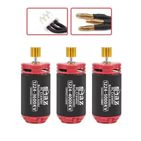 Mimi 1224 Axial Brushless Motor SCX24 FC24 Upgrade 1/24 RC Crawler 2s High Torque