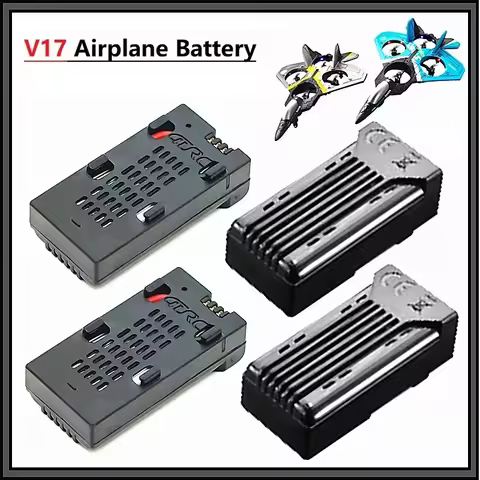 For 4D V17 RC Airplanes Upgrade 3.7V 1000mAh 4DRC V17 RC Helicopter Battery Quadcopter V17 Drone Rep