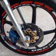Sticker Rim Reflective wave 110/125