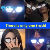 Detective Conan Led Technology Luminous Glasses Funny Props Glasses Gifts Bar Cosplay Party G1z6