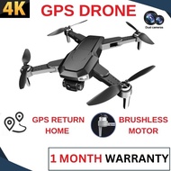 XKJ S608 RC Drone Gps With Brushless HD Dual Camera Fpv Deron Dron Drones Control Murah Jarak Jauh G