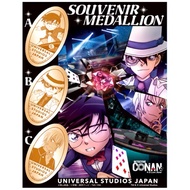 [77 Japan Daigou] Universal Studios 2025 Conan Commemorative Coin Phantom Thief Kid Amuro Toru