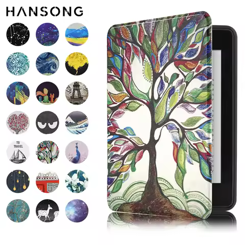 Kindle Case For 2021 11th All New Magnetic Smart Case For Kindle 10th Generation Printing Cover For 