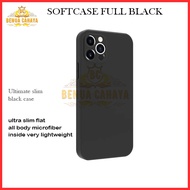 HITAM Softcase BLACK VIVO V5 V5S V7 PLUS V17 V19 V21 4G - SOFTCASE FULL BLACK