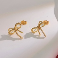 Women style 916 Gold Butterfly Earrings/916 Gold Shaped Earrings