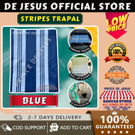 4ft x 5ft / 8ft x 20ft - STRIPES w/ROPE LONA TRAPAL - TOLDA TRAPAL AWNING ROLL-UP TARP MATIBAY MAKAP