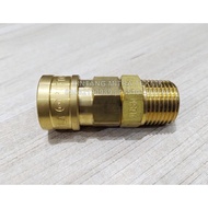 NITTO HI CUPLA BRASS COUPLER 40SM NITTO 40 SM NITTO 40SM BRASS/