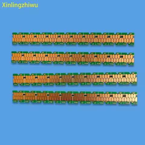 10 sets T7411 T741X-T7414 one time use chip for epson surecolor F6070 F7070 F7170 ink cartridge