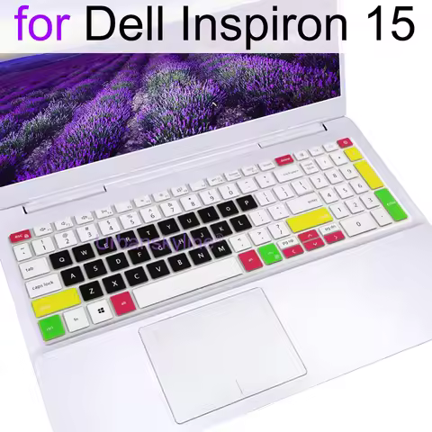 Keyboard Cover for Dell Inspiron 15 5000 5518 5515 5510 5584 5590 5598 5501 5502 5505 5508 5509 Sili