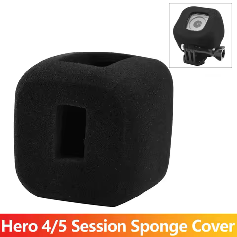 Hero 4/5 Session Sponge Cover Windshield Cover For GoPro Hero 4 5 Session Action Camera Noise Reduct