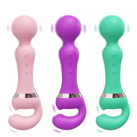 2 In 1 AV Magic Wand Female Couple Adult Erotica Product Vibrator Massager Vagina Clitoris Vibrator 