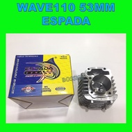 WAVE 110 RACING BLOCK 53MM ESPADA DASH BLOCK RACING 53 MM ESPADA W110 BLOCK 53MM RACING BLOK 53 MM W